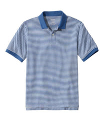 L.L.BeanMen's Premium Double L® Polo, Banded Short-Sleeve Without Pocket Stripe