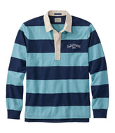 L.L.BeanMen's Bean's Vintage Soft Rugby, Stripe Embroidered