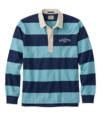 L.L.BeanMen's Bean's Vintage Soft Rugby, Stripe Embroidered