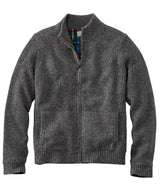 L.L.BeanMen's Classic Ragg Wool Sweater, Full-Zip Flannel-Lined