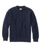 L.L.BeanMen's Sunwashed Textured Cotton Sweater, Crewneck