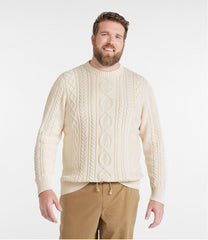 L.L.BeanMen's Bean's Heritage Soft Cotton Fisherman Sweater, Crewneck