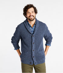 L.L.BeanMen's Organic Cotton Waffle Sweater, Cardigan