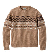L.L.BeanMen's Bean's Classic Ragg Wool Sweater, Crewneck, Fair Isle