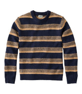 L.L.BeanMen's Bean's Classic Ragg Wool Sweater, Crewneck, Stripe
