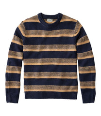 L.L.BeanMen's Bean's Classic Ragg Wool Sweater, Crewneck, Stripe