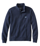 L.L.BeanMen's Quilted Sweatshirt, Mockneck