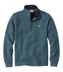 L.L.BeanMen's Lakewashed Double-Knit Quarter-Zip Pullover