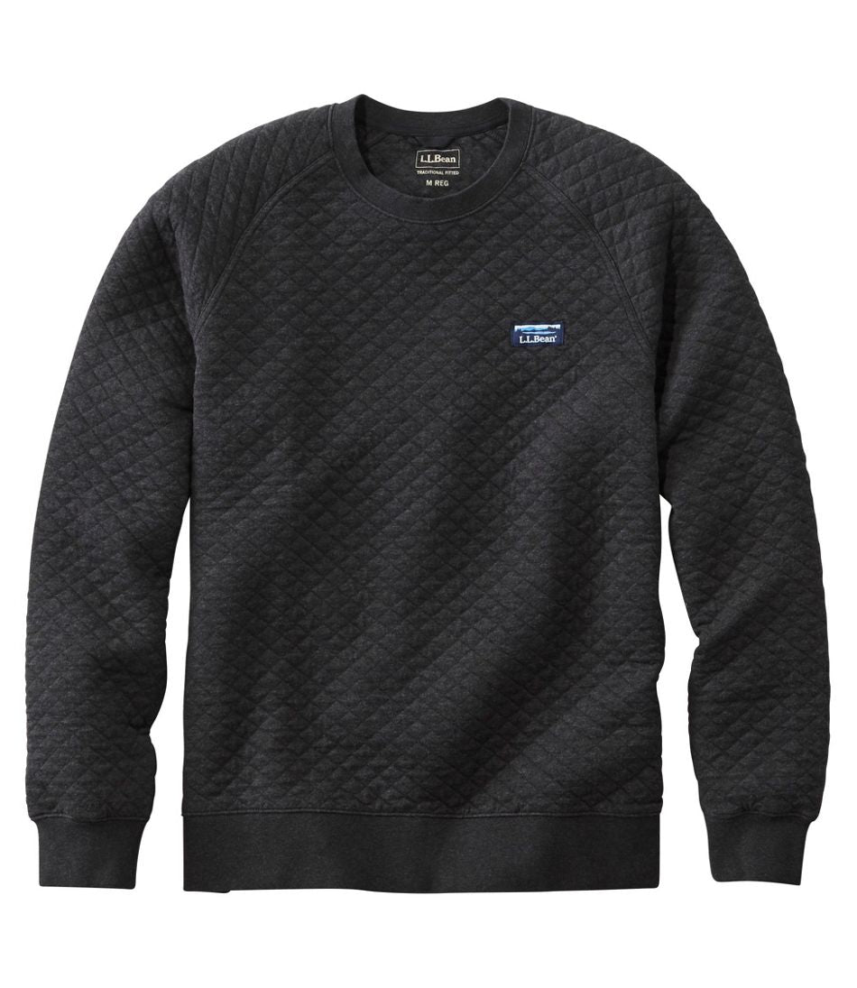 L.L.BeanMen's Quilted Sweatshirt, Crewneck