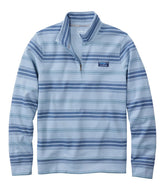 L.L.BeanMen's Comfort Stretch Performance® Piqué, Quarter-Zip Pullover, Stripe