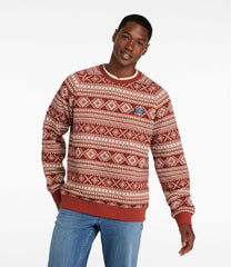 L.L.BeanMen's Bean's Quilted Sweatshirt, Crewneck, Print