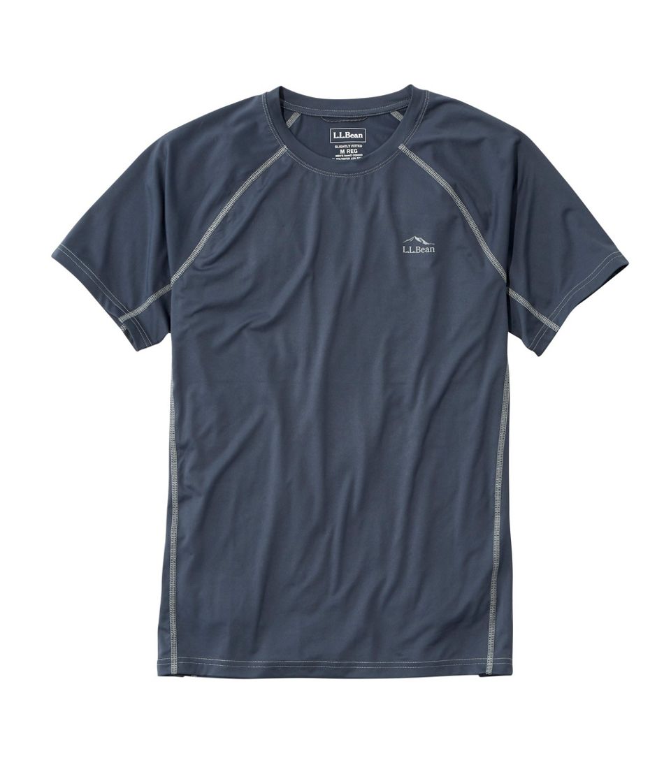 L.L.BeanMen's Swift River Cooling Sun Shirt, Short-Sleeve
