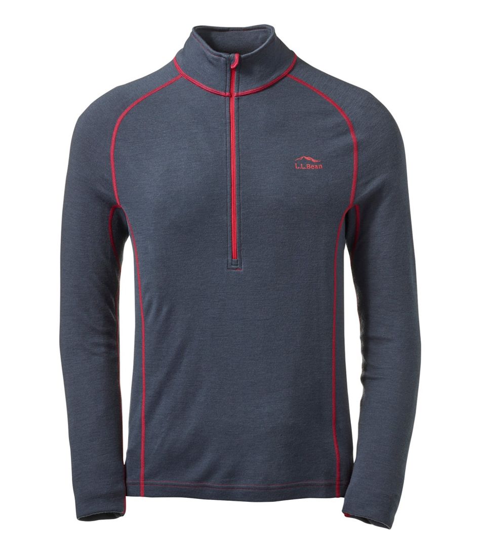 L.L.BeanMen's Cresta Midweight 250 Quarter-Zip Top
