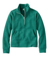 L.L.BeanKids' Ridgeknit Pullover, Glow-in-the-Dark Quarter-Zip