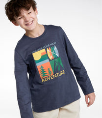 L.L.BeanKids' Graphic Tee, Long-Sleeve Glow-in-the-Dark