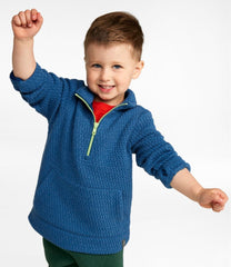 L.L.BeanToddlers' Ridgeknit Pullover, Glow-in-the-Dark Quarter-Zip