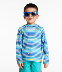 L.L.BeanKids' Everyday SunSmart® Hooded Tee, Long-Sleeve Stripe