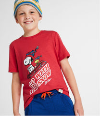 L.L.BeanKids' x Peanuts Short-Sleeve Tee