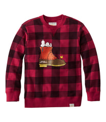 L.L.BeanKids' x Peanuts Crew Sweatshirt