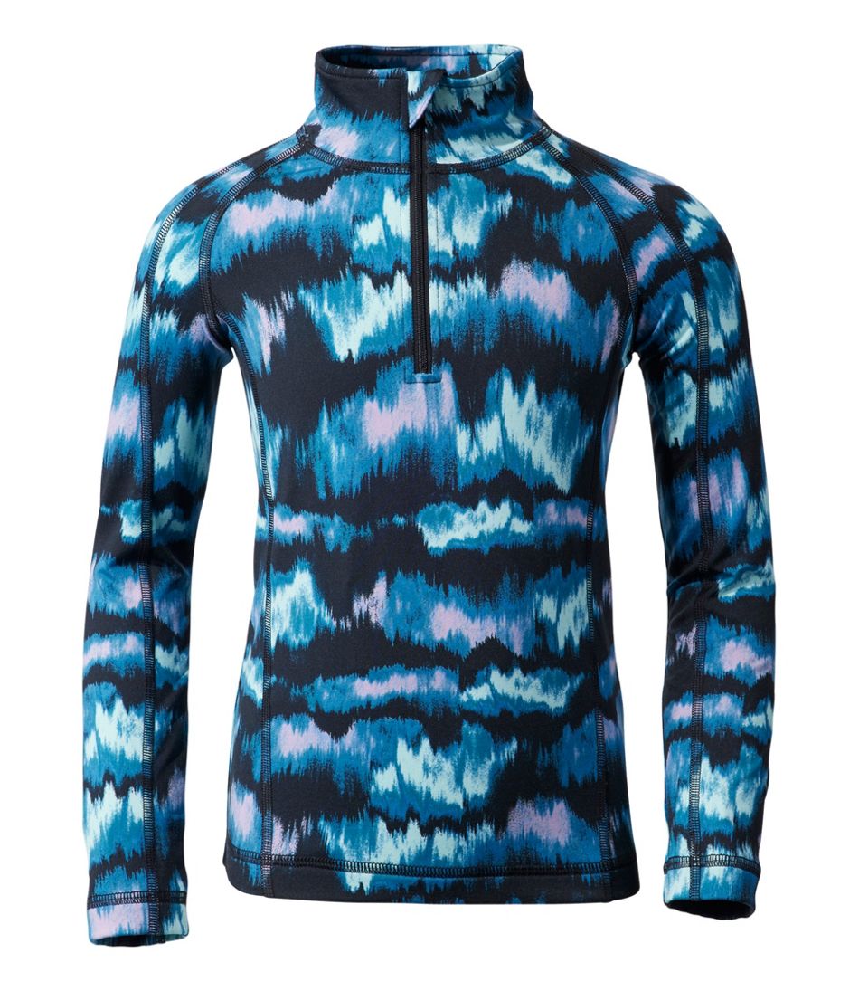 L.L.BeanLittle Kids' Wicked Warm Long Underwear, Expedition-Weight Print Top