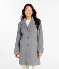 L.L.BeanWomen's Classic Lambswool Polo Coat, Three-Quarter Length