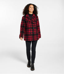 L.L.BeanWomen's Classic Lambswool Peacoat, Pattern