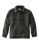L.L.BeanMen's Maine Guide Zip-Front Jac-Shirt with PrimaLoft, Plaid
