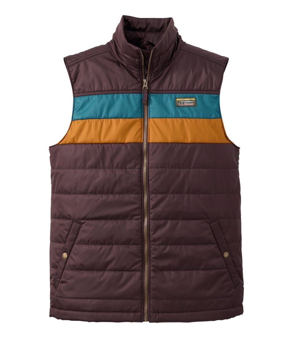 L.L.BeanMen's Mountain Classic Puffer Vest, Colorblock