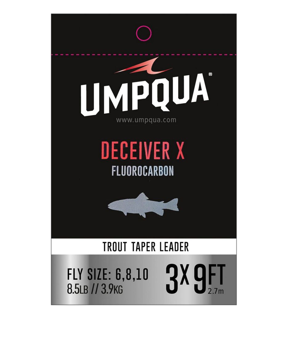 L.L.BeanUmpqua Deceiver X Fluorocarbon Leaders, 9'