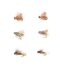 L.L.BeanUmpqua Six-Piece Caddis Dry Fly Selection