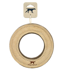 L.L.BeanNatural Leather & Wool Ring Dog Toy