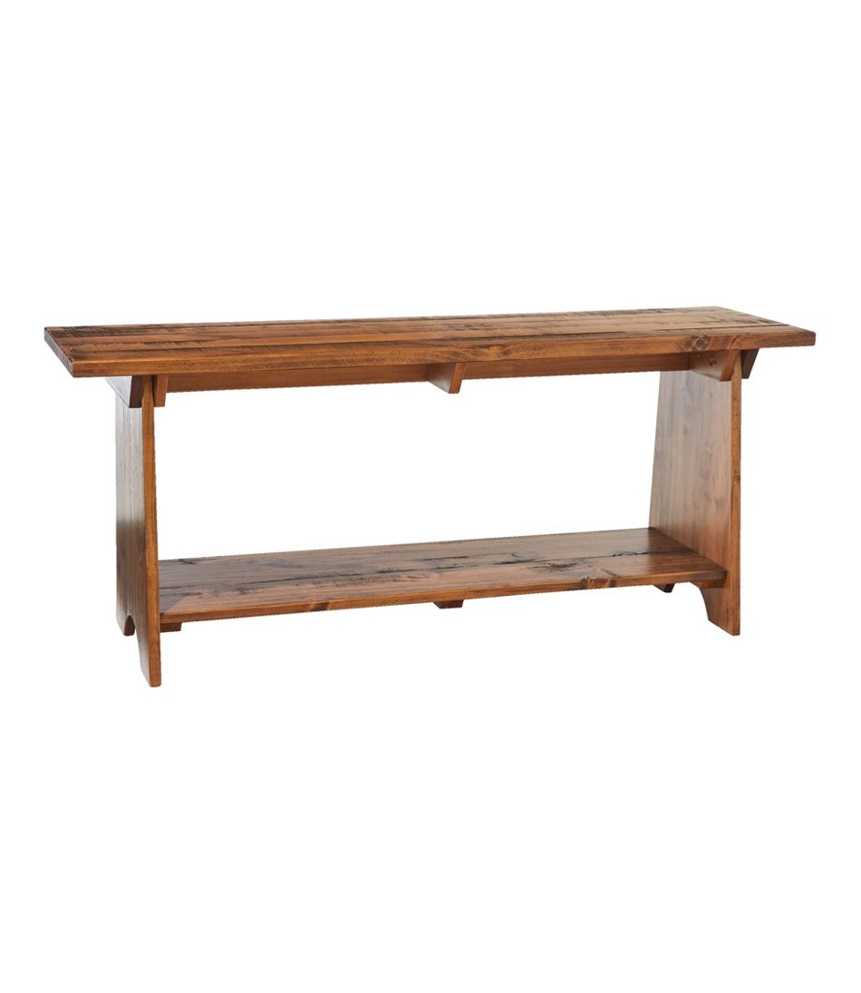 L.L.BeanRustic Wooden Mudroom Bench, Large