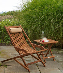 L.L.BeanEucalyptus Folding Side Table
