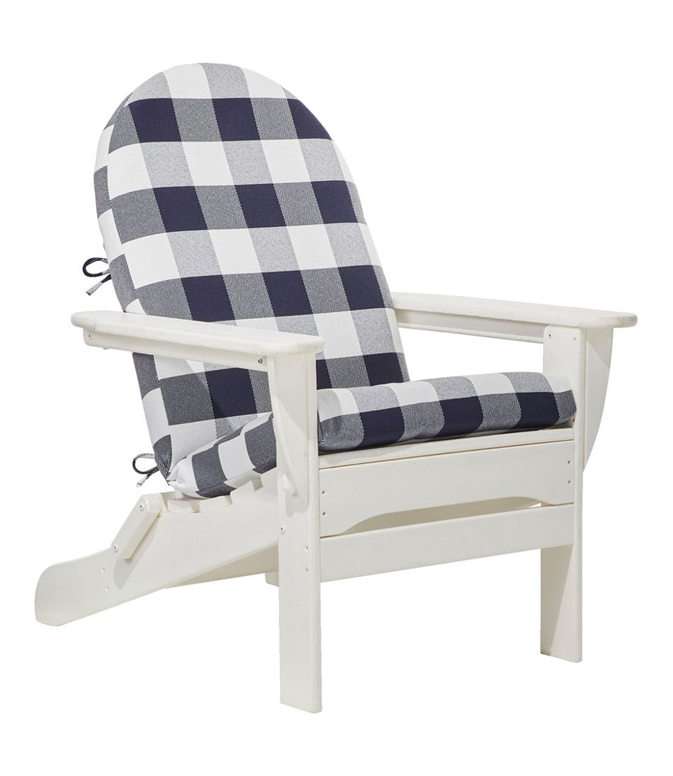 L.L.BeanAdirondack Chair Seat and Back Cushion, Buffalo Plaid