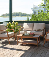 L.L.BeanEucalyptus 4-Piece Patio Set