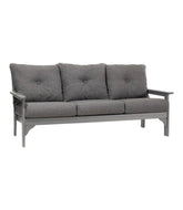L.L.BeanAll-Weather Patio Sofa with Textured Cushion, Slate Gray