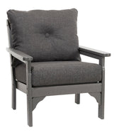 L.L.BeanAll-Weather Patio Chair with Textured Cushion, Slate Gray