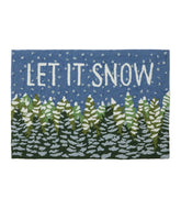 L.L.BeanIndoor/Outdoor Vacationland Rug, Frosted Trees