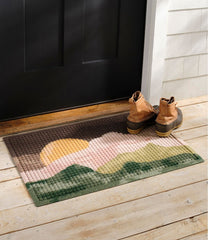 L.L.BeanPrinted Recycled Waterhog Doormat, Sunset