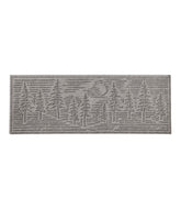 L.L.BeanEveryspace Recycled Waterhog Wide Doormat, Pine Trees