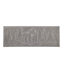 L.L.BeanEveryspace Recycled Waterhog Wide Doormat, Pine Trees