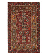 L.L.BeanDouble Border Wool Hooked Rug, Sienna Multi