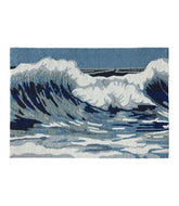 L.L.BeanIndoor/Outdoor Vacationland Rug, Ocean Waves