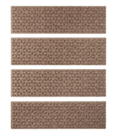 L.L.BeanHeavyweight Waterhog Mat, Stair Treads, Set of Four, Blooming Circles