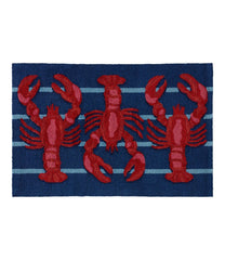 L.L.BeanIndoor/Outdoor Vacationland Rug, Lobsters