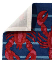 L.L.BeanIndoor/Outdoor Vacationland Rug, Lobsters