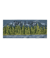L.L.BeanIndoor/Outdoor Vacationland Runner, Lakeside Mountain Scene