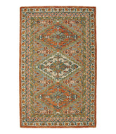 L.L.BeanBordered Medallion Wool Tufted Rug