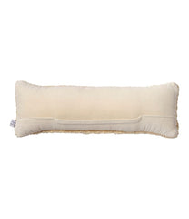 L.L.BeanWool Hooked Throw Pillow, Lab Trio, 8" x 24"