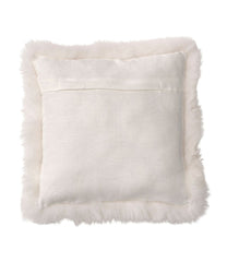 L.L.BeanSheepskin Throw Pillow, 14" x 14"
